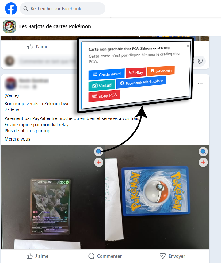 Reconnaissance IA de cartes Pokémon